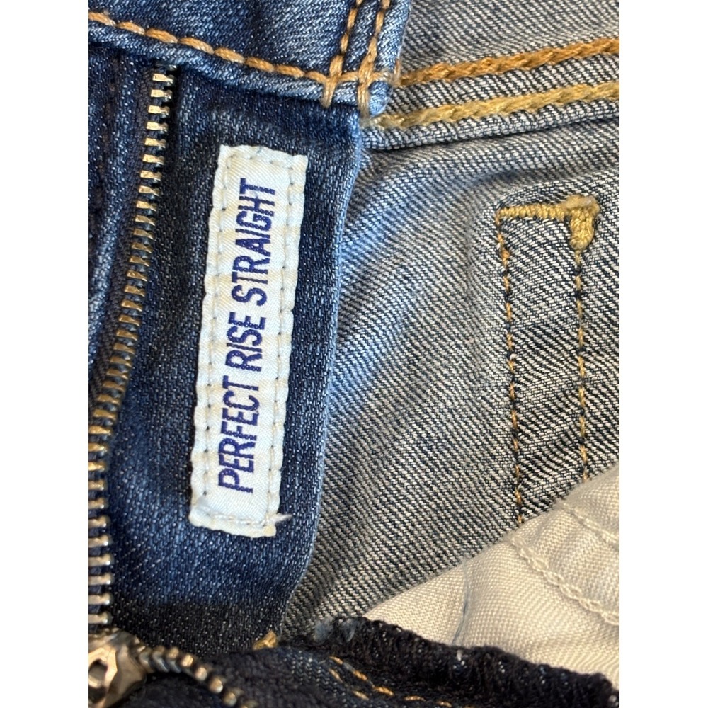 Ariat REAL Denim Perfect Rise Straight Leg Jeans Womens 25R Blue Medium Wash - Picture 6 of 14